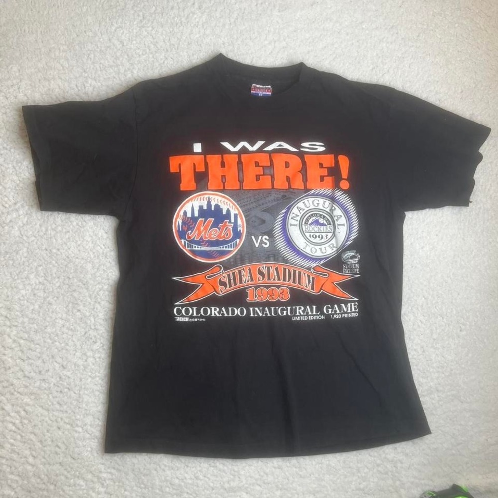 1993 New York Mets limited edition shea exclusive t-shirt single stitch  xl